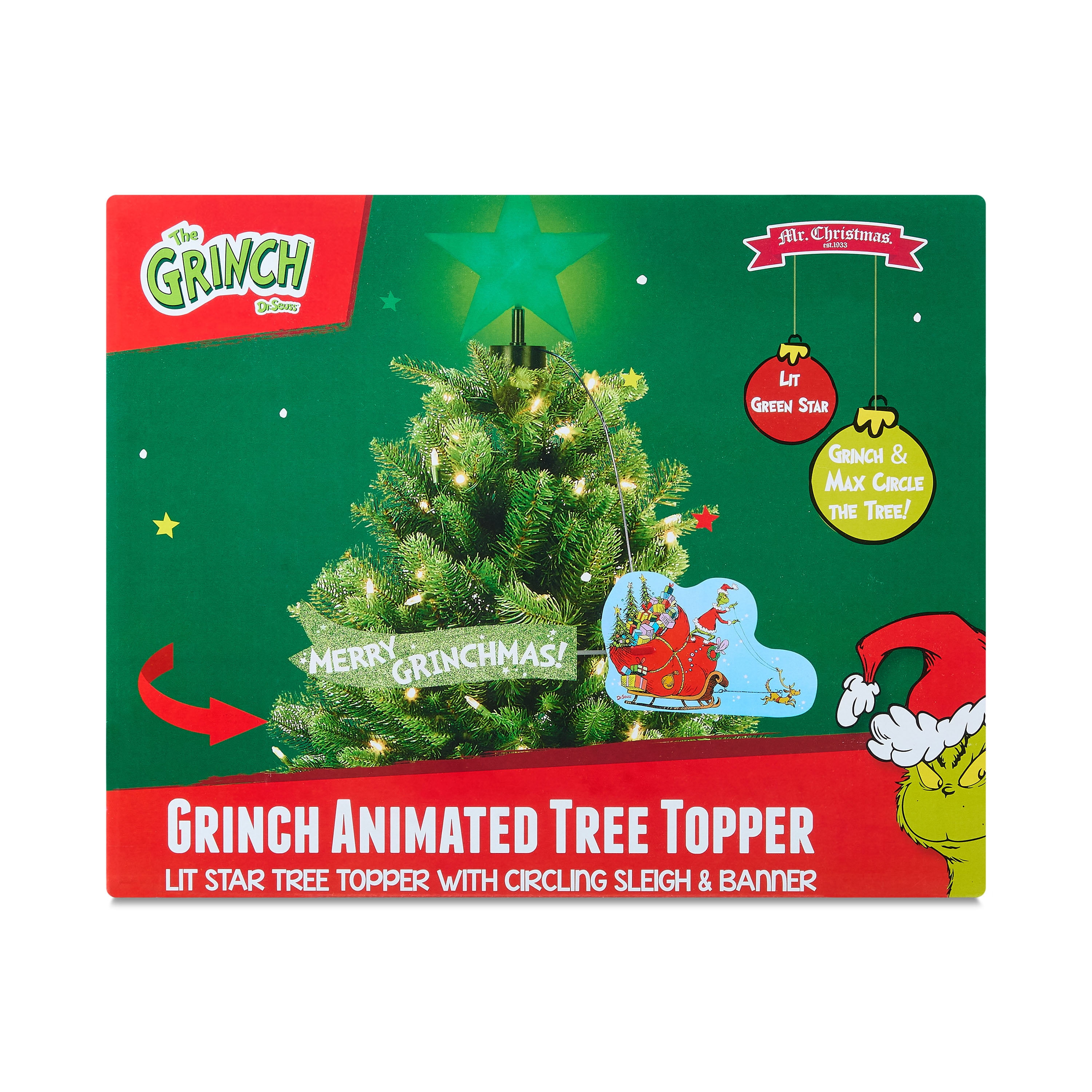 グリンチ クリスマスデコレーション 3フィート 3 inch Christmas Grinch Ornaments Xmas Tree Hanging Decoration