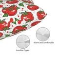 thumbnail image 3 of Fuzoiu Hand Drawn Tomatoes Print Pillow Case with Hidden Zipper,Pillow Covers,Soft and Comfortable Pillowcase-14"x20", 3 of 6