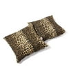 Set of 2, of 14"x14" Leopard Twill Pillows