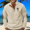 thumbnail image 2 of uikmnh Men's Sweatshirts Men's Autumn/winter Coconut Fashion Print Hoodie Sweatshirt for Men Size:S, 2 of 4
