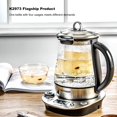 thumbnail image 2 of BUYDEEM K2973 Flagship Health- Care Beverage Tea Maker and Kettle, 8-in-1 Programmable Brew Cooker Master, 1.5L. Silver., 2 of 9