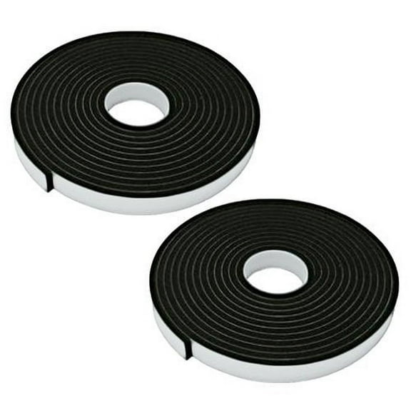 Wideskall 16 Feet Light Duty Mounting Double Sided Foam Adhesive Tape - 2/3" inch x 16' Feet 2 Rolls