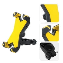 LULULION 1Pc Yellow Motorcycle Phone Mount Shockproof Adjustable Holder for Bike Handlebar