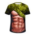 thumbnail image 4 of Cute Crop Tops for Men Short Sleeve Blouses for Men Casual Mens Funny T Shirts Adult Humor Men's Summer Tops, Tees & Blouses Summer Shirts for Island Vacation, 4 of 5
