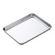 thumbnail image 3 of Bandeja para horno de acero inoxidable Bandeja para galletas Compacta Multiusos Rectangular para cocinar Plata, 3 of 9