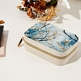 thumbnail image 7 of Tree Decorative Velvet Earring Holder Display Case Storage Box Portable with Removable Compartment - Gift Ideal, 7 of 7