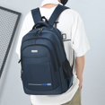 thumbnail image 5 of XIMIN Men Smell Proof Travel Laptop Backpack Large Capacity Carbon Enduring Secure Anti Theft Water Resistant Business Bag with USB Charging Port 3 Zips Black, 5 of 7