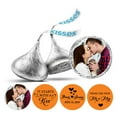thumbnail image 1 of Darling Souvenir From The New Photo Wedding Custom Stickers 190 Pcs Chocolate Labels-Orange, 1 of 2