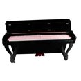 thumbnail image 4 of OUNONA Material Pink Piano Keyboard Cover 1Set 124.7X5.7X0.1in, 4 of 7
