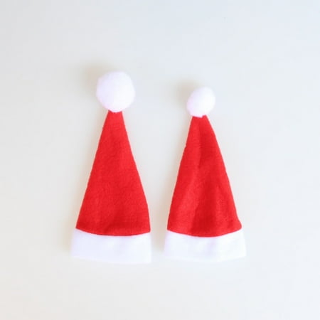 

Clearance Decor Fork Christmas Pocket 10PCS Bag Cutlery Caps Spoon Holder Christmas Home Decor