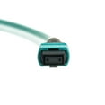 thumbnail image 4 of Plenum 12 Strand MTP/PC Fiber Optic Cable, Type B, Female, OM4 50/125 Multimode, aqua Jacket & Connector, 40/100 Gbps, 3 meter (9.84 foot), 4 of 4