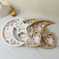 thumbnail image 3 of WEISIPU Ramadan Wood Tray Moon Star Tableware Eid Mubarak Party Serving for Breakfast Dinner Dessertry Pastry Display Holder Decoration Ornament, 3 of 8