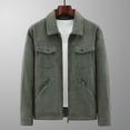 thumbnail image 2 of Abrigos de Invierno Para Hombre, Chaquetas Con Forro Polar, Novedad, Informal, A La Moda, Solapa, Oveja, Pana, Gram, Camisa de Manga Larga, Prendas de Vestir Sin Capucha Odeerbi  ODB177840, 2 of 8