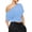 Sky Blue #59, variant on Womens Cinched Waist Off The Shoulder Crop Tops Dolman Sleeve Bottom Tee Shirts Casual Loose Summer Blouses 2026 Black 2XL