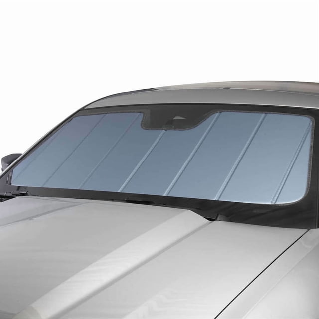 Covercraft Windshield Shade UV11553BL UVS100; Removable Accordion Fold; Direct-Fit; For Full Windshield; Blue
