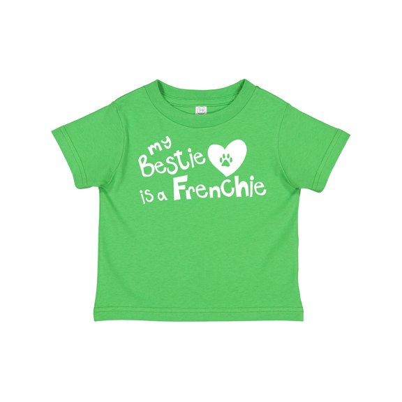 Inktastic Bestie Frenchie Boys or Girls Toddler T-Shirt