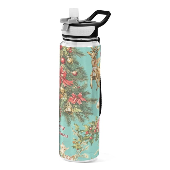 BZSMCE Sport Bottle Festive Holiday Whimsy Outdoor sports Water Bottle Size: 10.4x3in