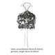 thumbnail image 2 of Top corto de tirantes con lentejuelas para mujer, ideal para discotecas, raves, playa y fiestas de baile. L, 2 of 9
