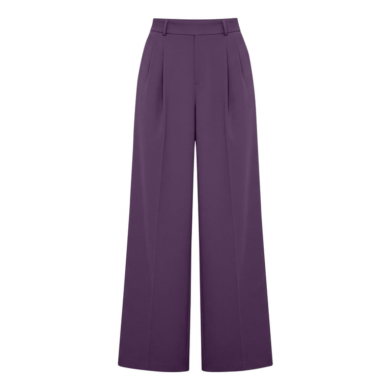 dark purple dress pants womens Womens Deep Purple Avenue Tapered Leg Dress Pants Size 14 excellent
