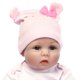 thumbnail image 3 of Reborn Baby Doll Cuerpo de relleno de algodón PP con cabello enraizado, 3 of 8