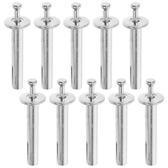 ADDHAT Wall Anchors Heavy Duty Expansion Nails Silver Q235 Carbon Steel 10Pcs