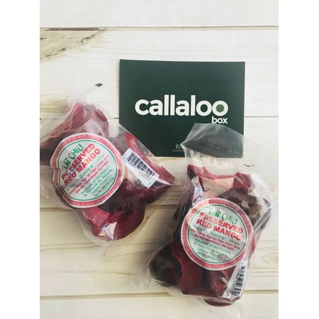Lat Chiu Preserved Red Mango (SPICY) - 350g (Pack of 2) by Callaloo (Best Way To Preserve Vegetables)