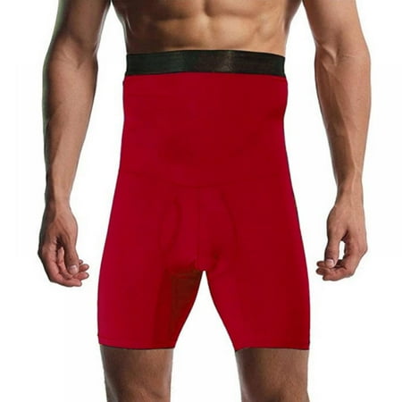

Men s High-Rise Lengthen Boxer Panties Tummy/Leg Compression Silicone Non-slip Tight-fitting Breathable Open Crotch Un Boyshorts S-6XL