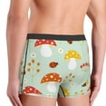 thumbnail image 3 of Goofa Mushroom Bee Printed Men's Boxer Briefs Underwear, Moisture-Wicking Underwear, Trunk,Soft and Breathable Cotton Underwear-Medium, 3 of 9