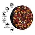 thumbnail image 4 of Honeii Warm Plants and Mushrooms Print Tire Covers, Waterproof Anti-UV Sun Snow Rain Tire Covers for Trailers, RV, Camper, SUV, Truck-15 inch, 4 of 6