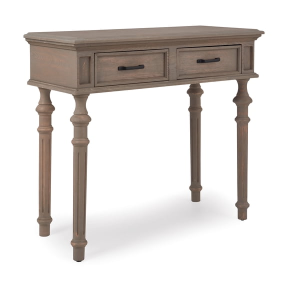 Finch Cassatt 2 Drawer Console Table Gray