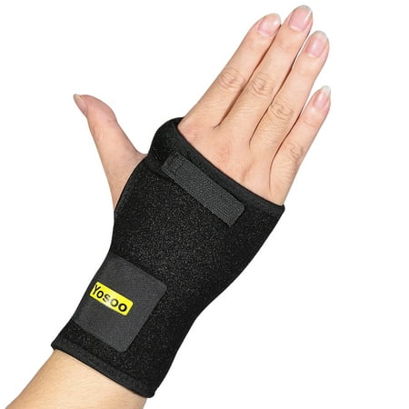 EECOO Wrist Brace for Night Sleep Adjustable Neoprene Wrist Splint for Carpal Tunnel Syndrome, Tendonitis, Arthritis, Sprains, Wrist Support Fits Both
