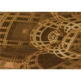 thumbnail image 1 of Ahgly Company Machine Washable Indoor Rectangle Transitional Night Red Area Rugs, 6' x 9', 1 of 7