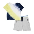 thumbnail image 1 of Splendid Ensemble Chemise et short pour Bébés Garçons, Rayures Kiwi, 3 US, 1 of 2
