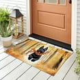 thumbnail image 3 of Welcome Fall Scottish Terrier Strolling Through the Autumn Maple Forest Doormat Scottie Dog Lover Gifts Indoor Outdoor Welcome Mat - 12012, 3 of 5