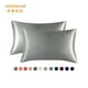thumbnail image 2 of Funda de almohada de seda de simulación de comercio exterior Funda de almohada de satén de Amazon al por mayor sólida Leyfeng funda de almohada, 2 of 6