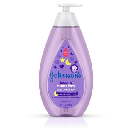 (2 Pack) Johnson's Bedtime Baby Bubble Bath with Calming Aromas, 27.1 fl. (Best Lavender Bubble Bath)