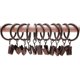 thumbnail image 2 of 30 anillos de cortina con clips, ganchos para cortinas., 2 of 3