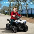 thumbnail image 2 of Kids Electric ATV 6V - White Ride-On Toy for Boys & Girls, 2 of 11