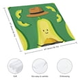 thumbnail image 3 of JRXY Avocado Sunglasses Hat Cloth Napkins Polyester Reusable Machine Washable Fabric for Events Home Decor, Pack of 4 4 PCS, 3 of 7