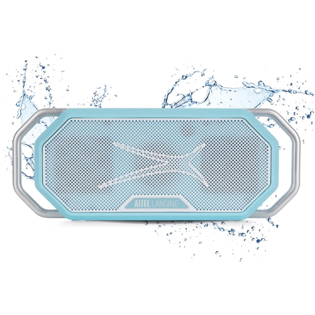 Altec Lansing HydraWAVE Portable Bluetooth Speaker, 12h Playtime, USB-C Quick Charge, True Wireless Pairing, IP67 Waterproof Bluetooth Speaker, Voice Assistant Compatible