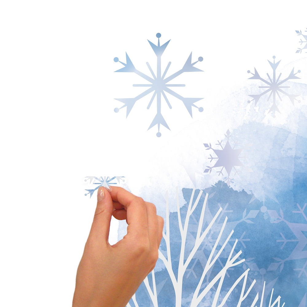 Roommates Disney Frozen Group Extra Large Peel and Stick Wall Decals, 35.92 in x 25.43 in, Blue