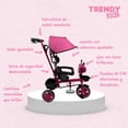 thumbnail image 3 of Triciclo Star Wheels Rosa Trendy Kids, 3 of 8