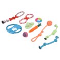 thumbnail image 2 of Juguete de Cuerda Nikou 10 piezas para mascotas interactivo colorido para masticar cachorros, 2 of 15