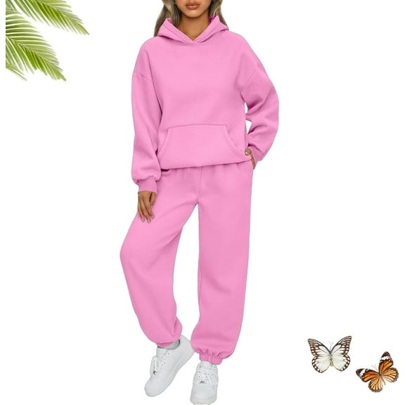 Sweatsuits Women 2 Piece Outfit, Sweat Set With Pockets, Jogging Suits For Women