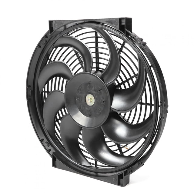 Radiator Cooling Fan Radiator Thermo Electric Radiator Fan Radiator Push Pull Radiator Fan Assembly 14in Electric Slim Radiator Cooling Fan Assembly 12V Universal Parts With