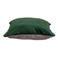 thumbnail image 3 of Parkland Collection Khole 20x20" Solid Fabric Throw Pillow in Olive Green/Taupe, 3 of 6