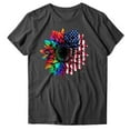 thumbnail image 3 of IROINNID July 4th Tops for Women Round Neck T-Shirt Casual Loose Tops Blouse Short Sleeve Tops America Independence Day, 3 of 6