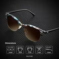 thumbnail image 3 of KALIYADI Polarized Sunglasses for Men and Women Semi-Rimless Frame Driving Sun glasses UV Blocking, 3 of 10