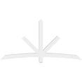 thumbnail image 2 of 84"W x 42"H x 4"D x 4"F, 12/12 Pitch, Alberta Architectural Grade PVC Gable Bracket, 2 of 8