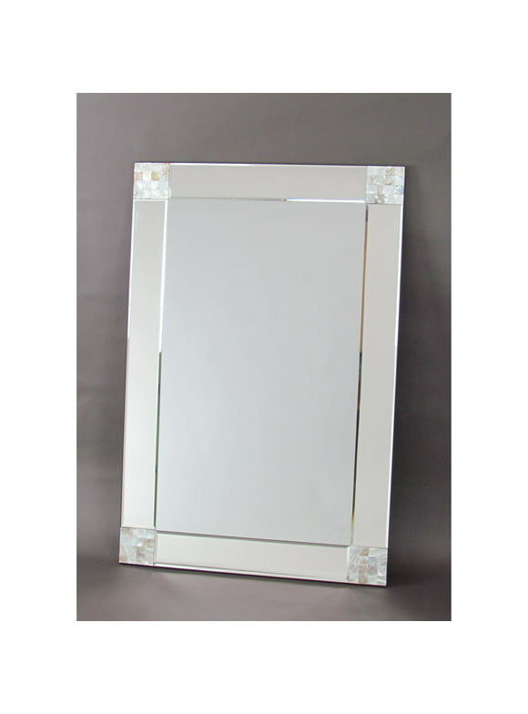 Wayborn Mother Of Pearl Beveled Accent Mirror